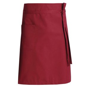 Nybo Bordeaux Unisex Pick-Up Förkläde, Förkläde med Ficka