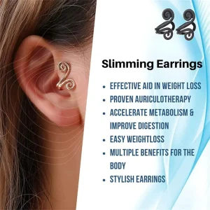 1 + 1 GRATIS IDAG | SlimEarrings™ | Akupressur bantning örhängen