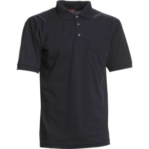 Nybo Navy Herrpolo Basic, Slitstark, Bröstficka