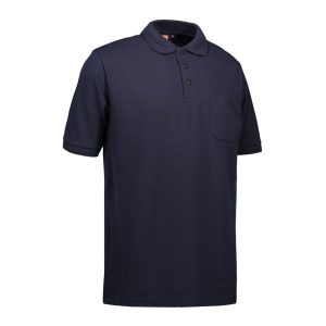 Nybo Navy Herrpolo Pro Wear, Extra Slitstark, Bröstficka